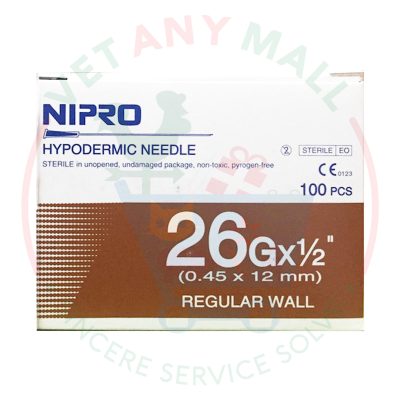 เข็มฉีดยา ยาว 1/2 นิ้ว ยี่ห้อ Nirpo