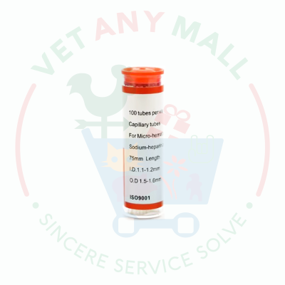 Hematocrit Red 75 mm.