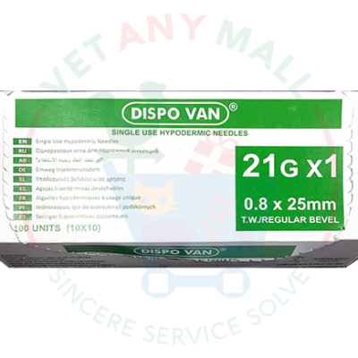 เข็มฉีดยา ยาว 1 นิ้ว ยี่ห้อ Dispo Van