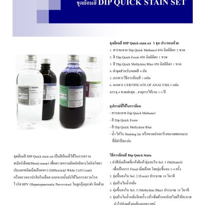 ชุดย้อมสี DIP QUICK STAIN SET